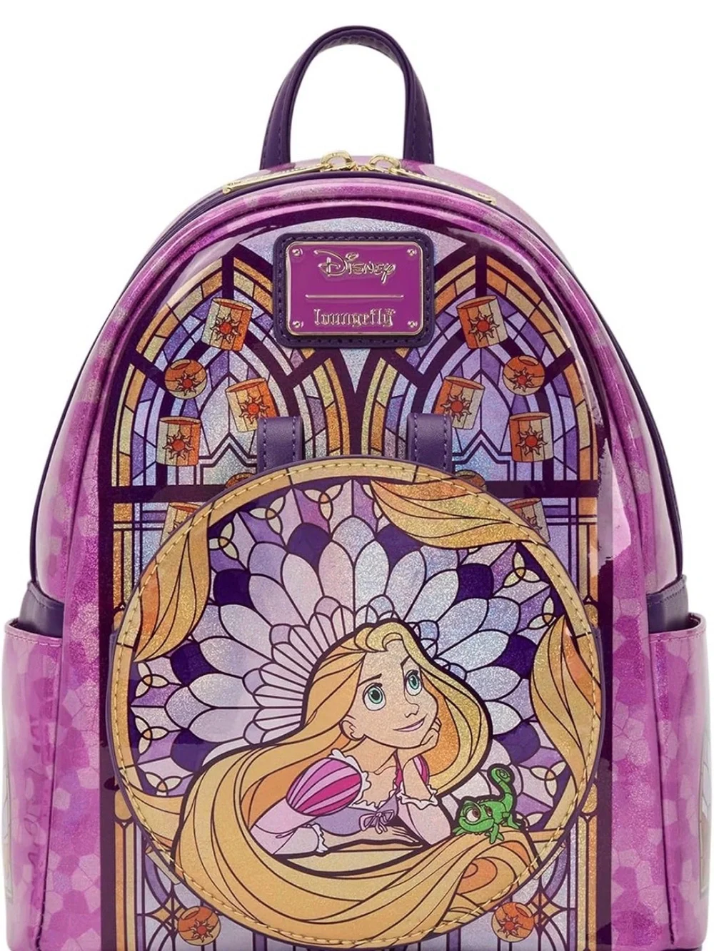 Loungefly Disney Stained glass Rapunzel Mini Backpack Tangled Amazon Exclusive
